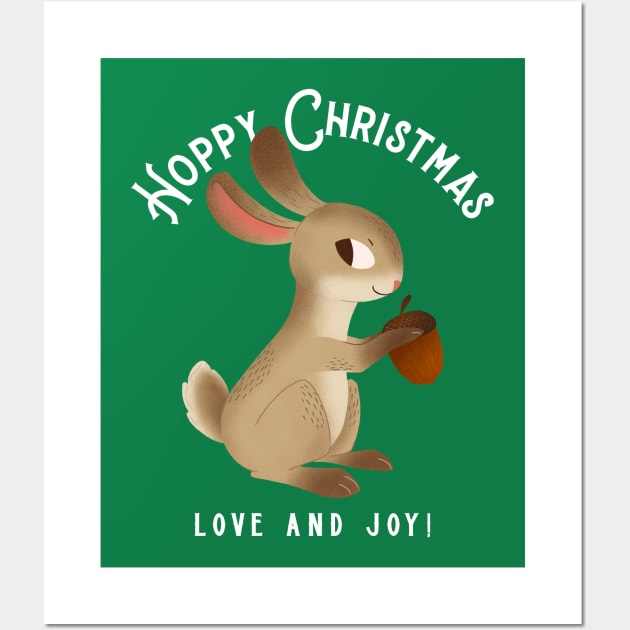 Hoppy Christmas Wall Art by Carlosj1313